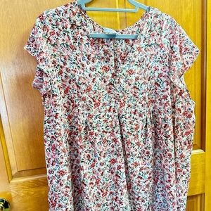 Floral Print Women's Top